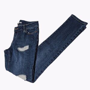 Dream Out Loud Selena Gomez Jeans Womens Size 3 Skinny Low Rise Ripped Denim